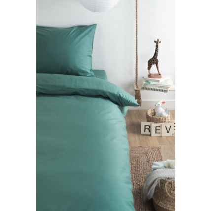 Avis Housse de couette unie en Coton Bio pour lit 1 personne KADOLIS 5