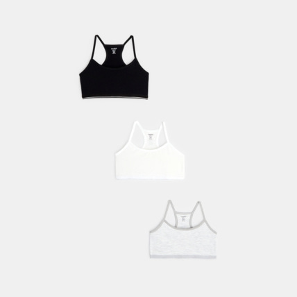 Avis Brassières unies (lot de 3) blanc fille OKAIDI 1