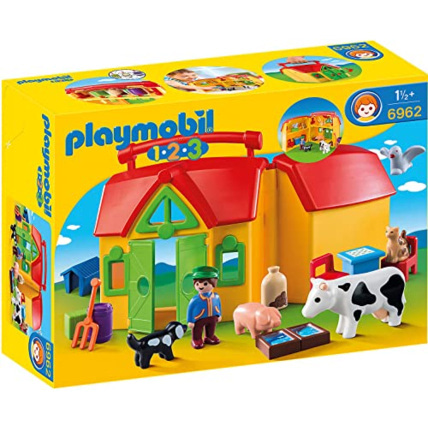 Avis Playmobil 1.2.3 - Ferme transportable avec animaux PLAYMOBIL 1