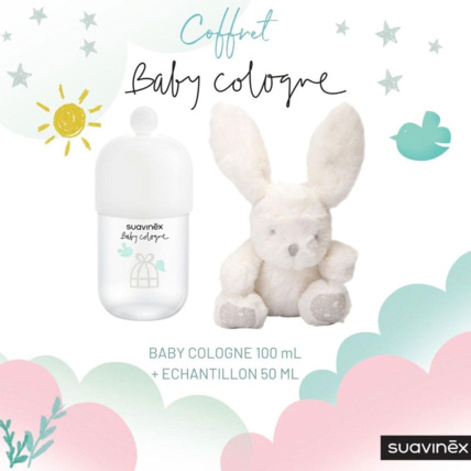 Avis Pack Baby Cologne Peluche Lapin Suavinex 3