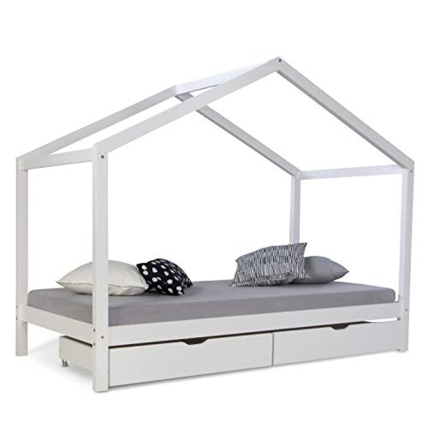 Avis Lit cabane D avec tiroirs HOMESTYLE4U 1