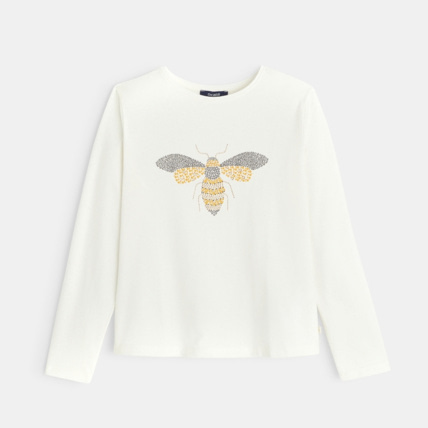 Avis T-shirt à motif Abeille jaune fille OKAIDI 2