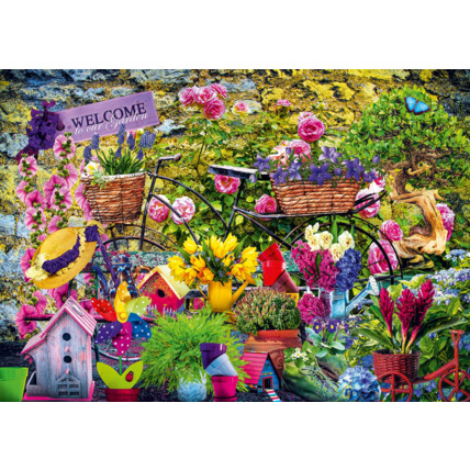 Avis Puzzle Welcome to Our Garden BLUEBIRD PUZZLE 1