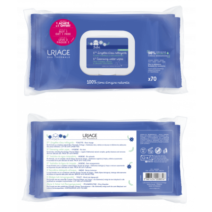 Avis Lingettes d'eau nettoyante Uriage 2