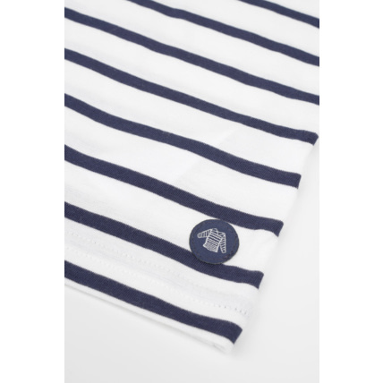 Avis Marinière "mon pirate" Baby - coton léger - Milk/Marine Deep ARMOR-LUX 5