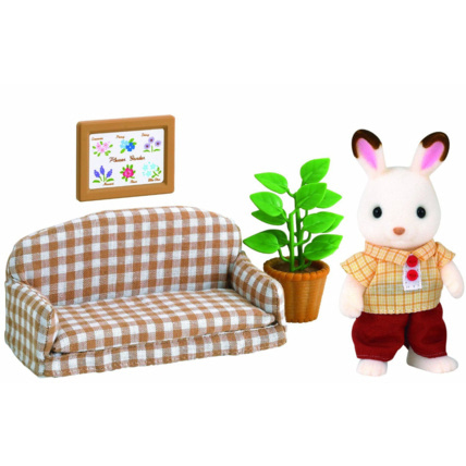 Avis Papa lapin chocolat avec son salon SYLVANIAN FAMILY 1