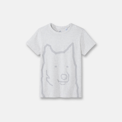 Avis T-shirt manches courtes blanc garçon OKAIDI 1