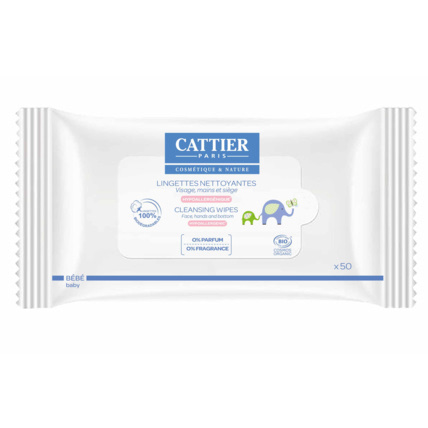 Avis Lingettes nettoyantes bébé CATTIER 1