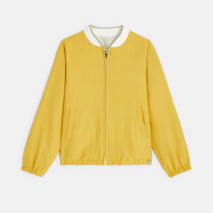 Avis Blouson teddy réversible jaune fille OKAIDI 4