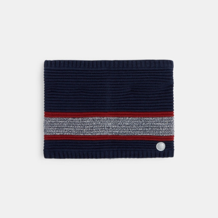 Avis Snood bien chaud en maille côtelée bleu garçon OKAIDI 1