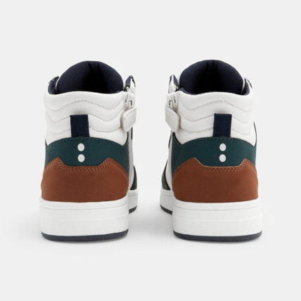 Avis Baskets street montantes vertes garçon OKAIDI 4