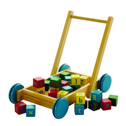 Avis Chariot avec cubes en bois UNIVERSE OF IMAGINATION 1