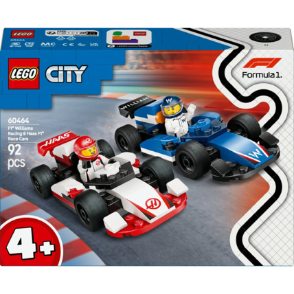 Avis Voitures de course de F1 Williams Racing et Haas F1 City LEGO 1