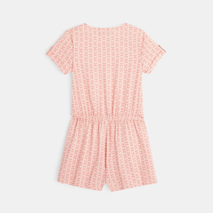 Avis Combi short fluide imprimé estival rose fille OKAIDI 3