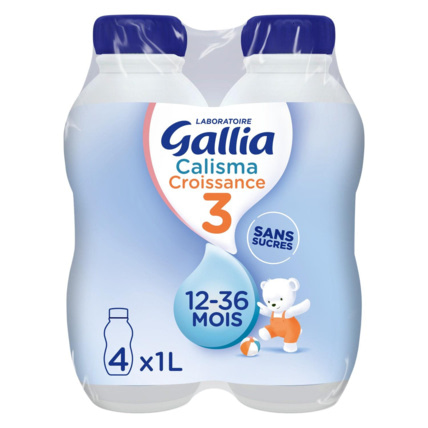 Avis Lait infantile Calisma Croissance liquide Laboratoire Gallia 1