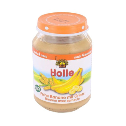 Avis Banane avec semoule Holle 1