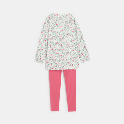 Avis Pyjama 2 pièces en jersey vert fille OKAIDI 4