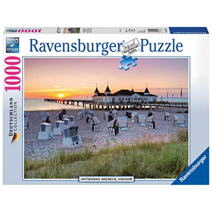 Avis Puzzle - Ahlbeck de L'Île Usedom Mer Baltique - 1000 pièces RAVENSBURGER 1