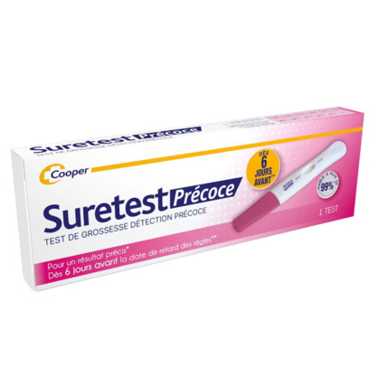 Avis Test de Grossesse Précoce COOPER 1