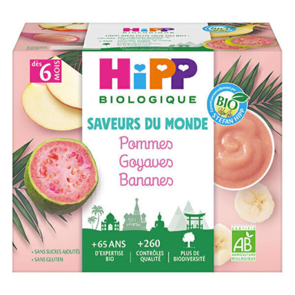 Avis Coupelles Pomme Goyave Banane Bio HIPP 1