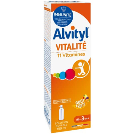 Avis Solution buvable multivitaminée - 11 vitamines Alvityl 1