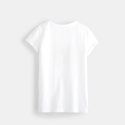 Avis T-shirt à motif pailleté rose fille OKAIDI 2