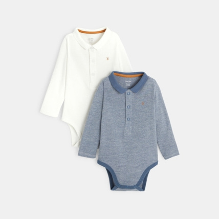 Avis Body maille côtelée et col polo (lot de 2) OBAÏBI 1