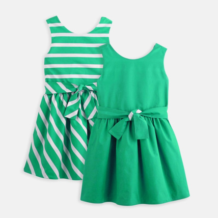 Avis Robe réversible verte fille OKAIDI 1