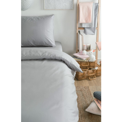 Avis Housse de couette unie en Coton Bio pour lit 1 personne KADOLIS 7