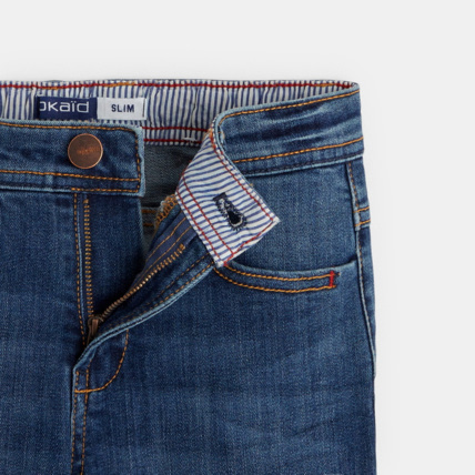 Avis Jean slim ultra-résistant bleu garçon OKAIDI 2