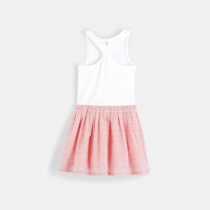 Avis Robe d'été bimatière rose fille OKAIDI 2