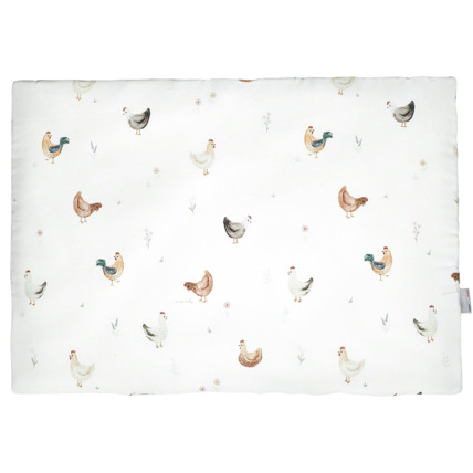 Avis Oreiller plat réversible en satin de coton Sevira Kids 1