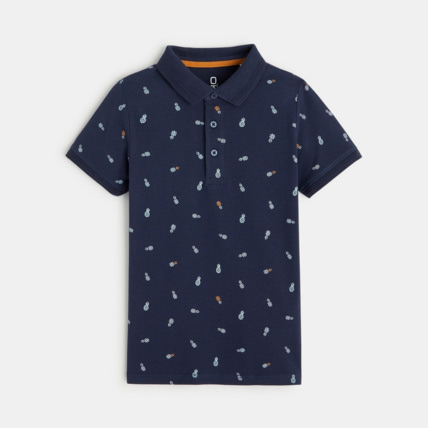 Avis Polo imprimé bleu garçon OKAIDI 2