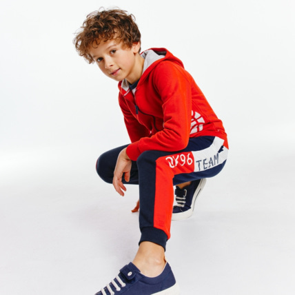 Avis Jogging tricolore en molleton bleu garçon OKAIDI 1