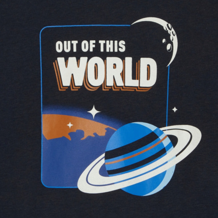 Avis T-shirt à message "out of the world" gris garçon OKAIDI 3