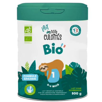 Avis Lait formule épaissie 1er âge bio pour nourrisson de 0 à 6 mois Les Petits Culottés 1