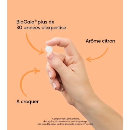 Avis BioGaia® Comprimés probiotiques arôme citron BioGaia 2