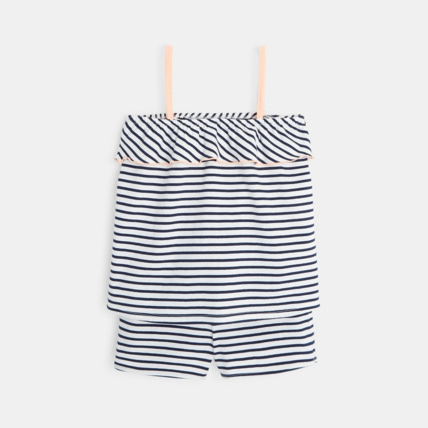 Avis Pyjama d'été rayé et volanté fille OKAIDI 4