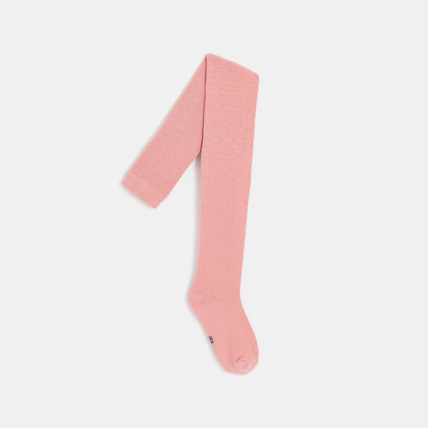 Avis Collant en tricot fantaisie roses fille OKAIDI 1