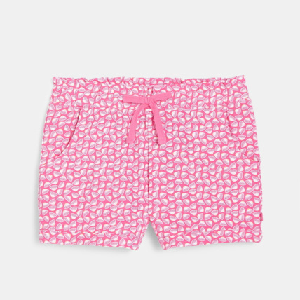 Avis Short en jersey imprimé rose fille OKAIDI 1