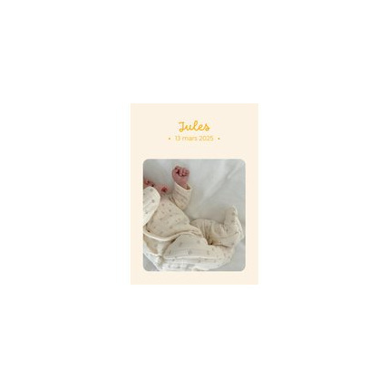 Avis Faire-Part de Naissance Personnalisable - Classique LES PETITS CITRONS 1