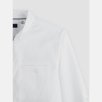 Avis Chemise oxford blanche garçon OKAIDI 3
