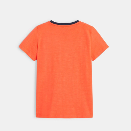 Avis T-shirt jersey flammé archéologue orange garçon OKAIDI 3