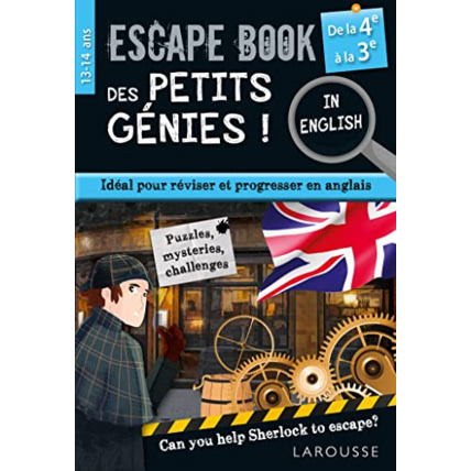 Avis Escape book des petits génies in english de la 4e à la 3e LAROUSSE 1