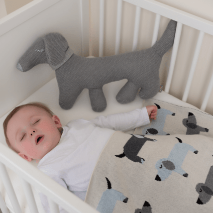 Avis Peluche en coton tricot - Doudou chien Teckel Sevira Kids 4