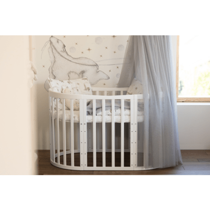 Avis Berceau Évolutif Ovale 7 en 1 avec Matelas Mon Lit Cabane 1