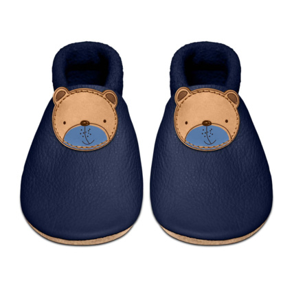 Avis Chaussons bébé en cuir souple, OURSON Sevira Kids 1