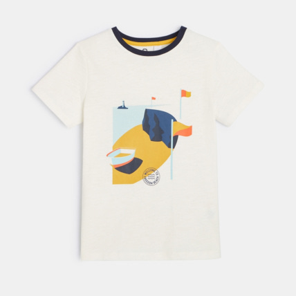 Avis T-shirt à motif coloré blanc garçon OKAIDI 2