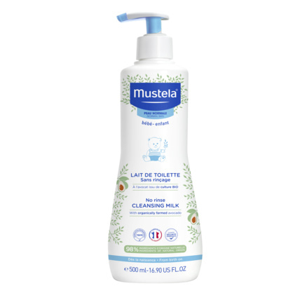 Avis Lait de toilette sans rinçage à l'avocat bio Mustela 3