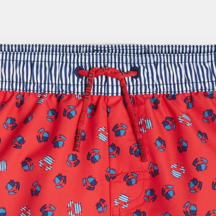 Avis Short de bain imprimé rouge garçon OKAIDI 3